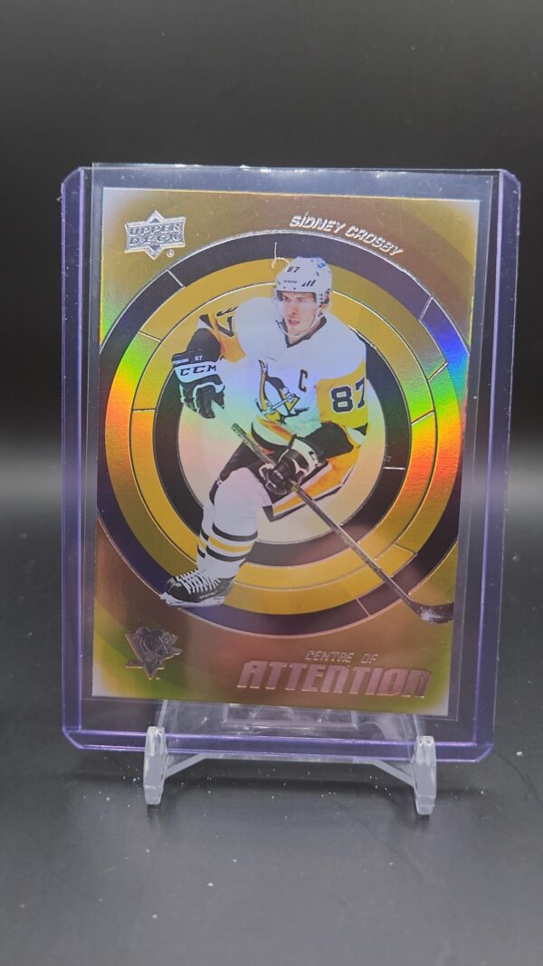2022-23 UPPERDECK  CENTRE OF ATTENTION SIDNEY CROSBY #CA-5