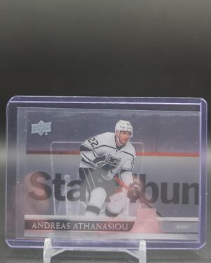 2020-21 UD Extended Series Clear Cut #563 Andreas Athanasiou - Los Angeles Kings