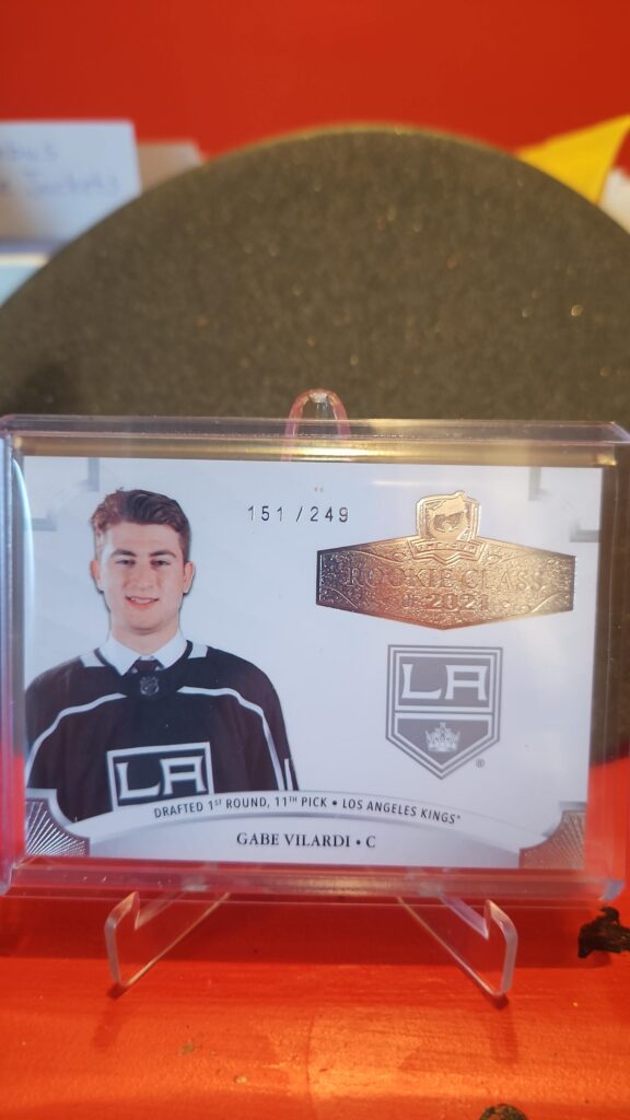Gabe Vilardi, The Cup, 2020-21, Rookie Class, RC-21, /249, Los Angeles Kings, rookie card