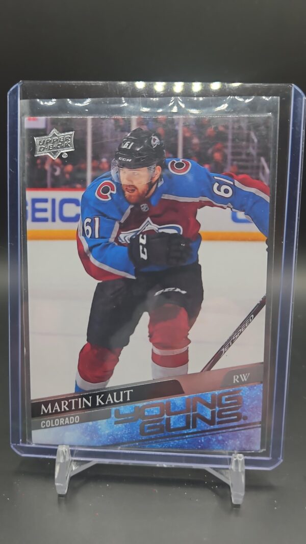 2020-21 UPPER DECK SERIES 1 MARTIN KAUT YOUNG GUNS ROOKIE RC CARD #217