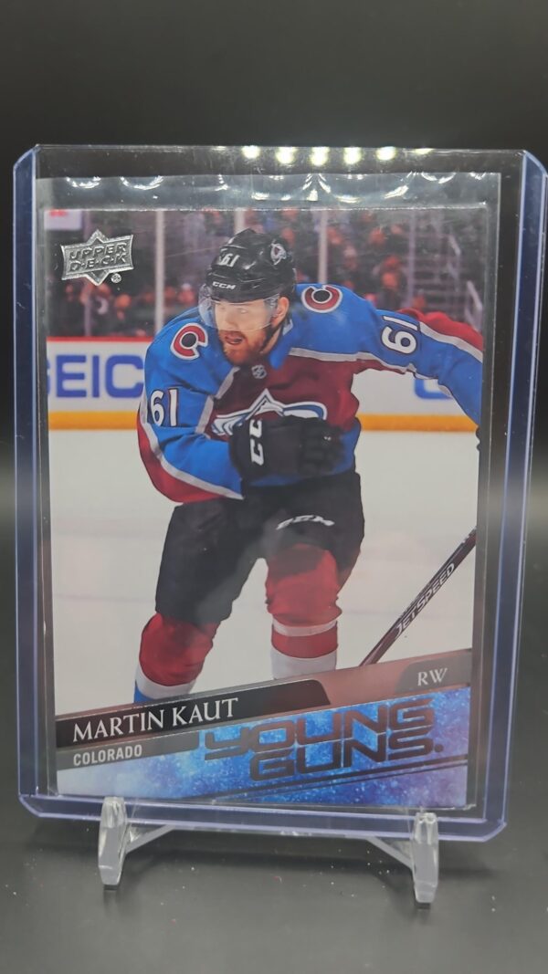 2020-21 UPPER DECK SERIES 1 MARTIN KAUT YOUNG GUNS ROOKIE RC CARD #217