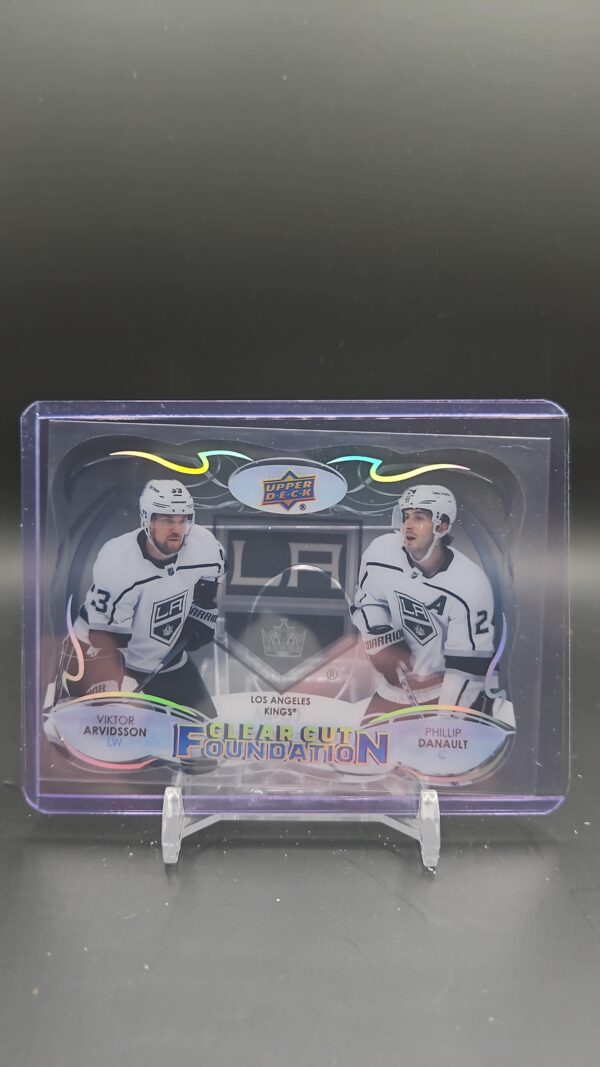 2022 Upper Deck Series 1 Clear Cut Foundations Viktor Arvidsson Phillip Danault