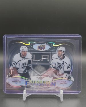 2022 Upper Deck Series 1 Clear Cut Foundations Viktor Arvidsson Phillip Danault