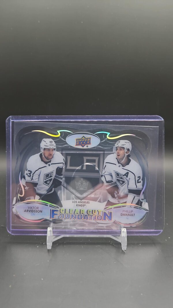 2022 Upper Deck Series 1 Clear Cut Foundations Viktor Arvidsson Phillip Danault