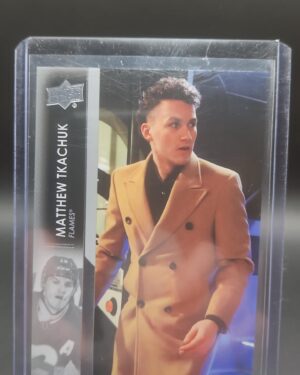 Matthew Tkachuk 2021-22 Upper Deck Series 1 Image Variation #31 Calgary Flames hockey card