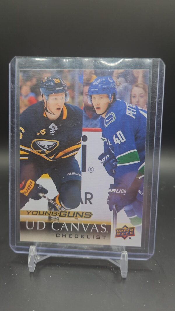 2018-19 UD Series 2 Elias Pettersson Rasmus Dahlin Young Guns Canvas Checklist