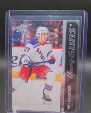 2021-22 Upper Deck Series 2 Young Guns Nils Lundkvist Rookie #456