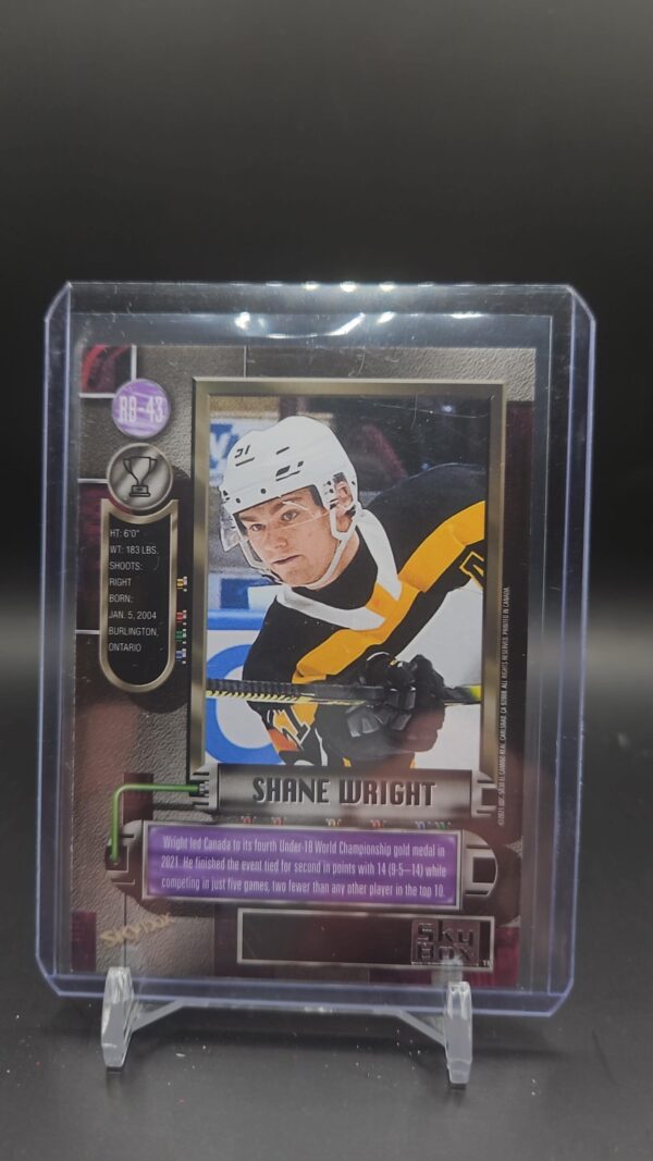 2021 Skybox Metal Universe Champions 1997-98 Retro Shane Wright Ice Hockey RB-43 - Image 2