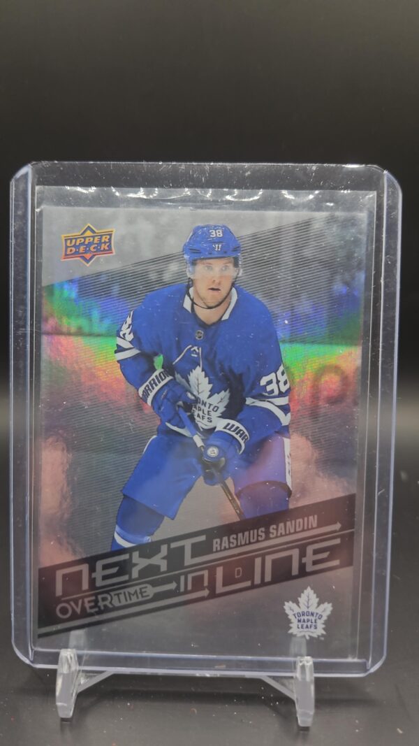 2019-20 Upper Deck Overtime Next in Line Rasmus Sandin #NL-11