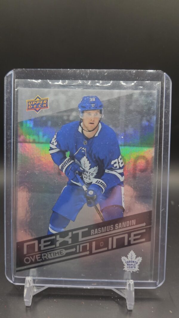 2019-20 Upper Deck Overtime Next in Line Rasmus Sandin #NL-11
