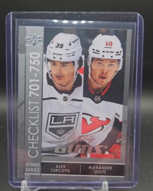 21/22 UD EXTENDED CHECKLIST TURCOTTE YOUNG GUNS ROOKIE #750