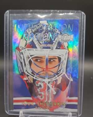 2020-21 Upper Deck Metal Universe Intimidation Nation - Igor Shesterkin #IN-1