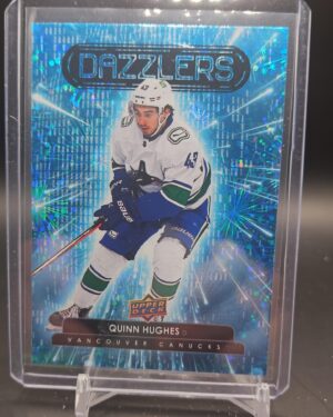 Quinn Hughes 2022 Upper Deck Dazzlers Blue Vancouver Canucks #DZ-43