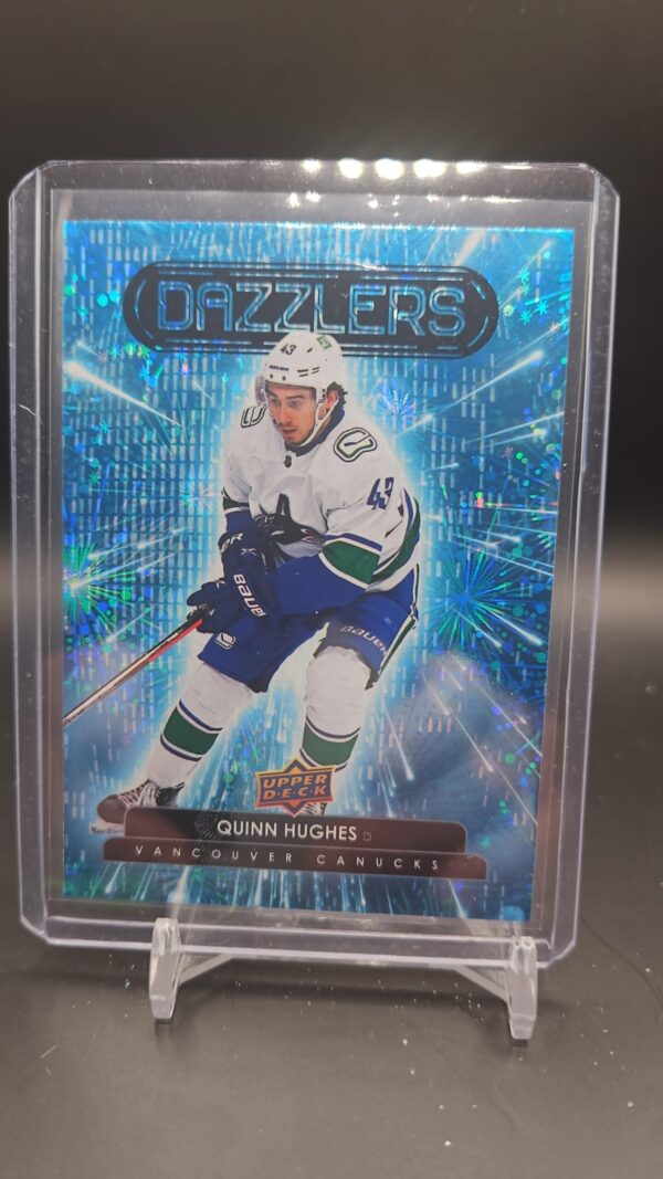 Quinn Hughes 2022 Upper Deck Dazzlers Blue Vancouver Canucks #DZ-43
