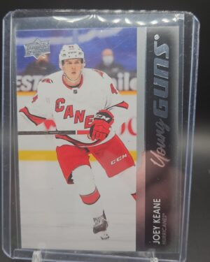 Joey Keane, Young Guns, 2021-22, Upper Deck, Series 1, Rookie Card, #249, Carolina Hurricanes