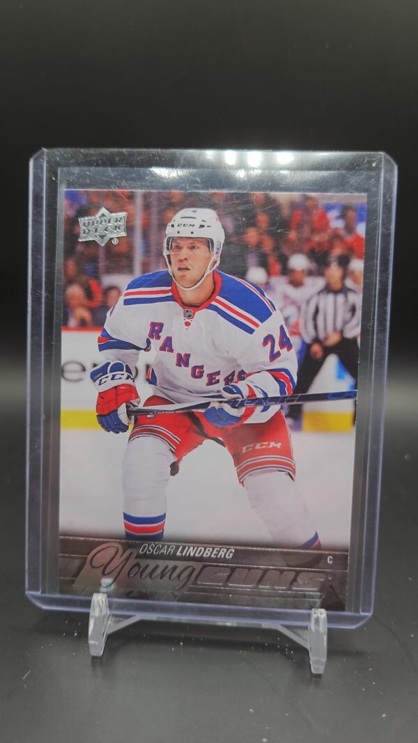2015/16 UD SERIES 1 OSCAR LINDBERG YOUNG GUNS ROOKIE #234