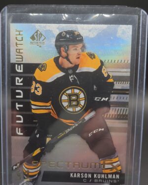 2019-20 Upper Deck SP Authentic Future Watch Spectrum FX Karson Kuhlman RC #S-56