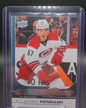 2017-18 Upper Deck Young Guns Andrew Poturalski #483 Rookie RC