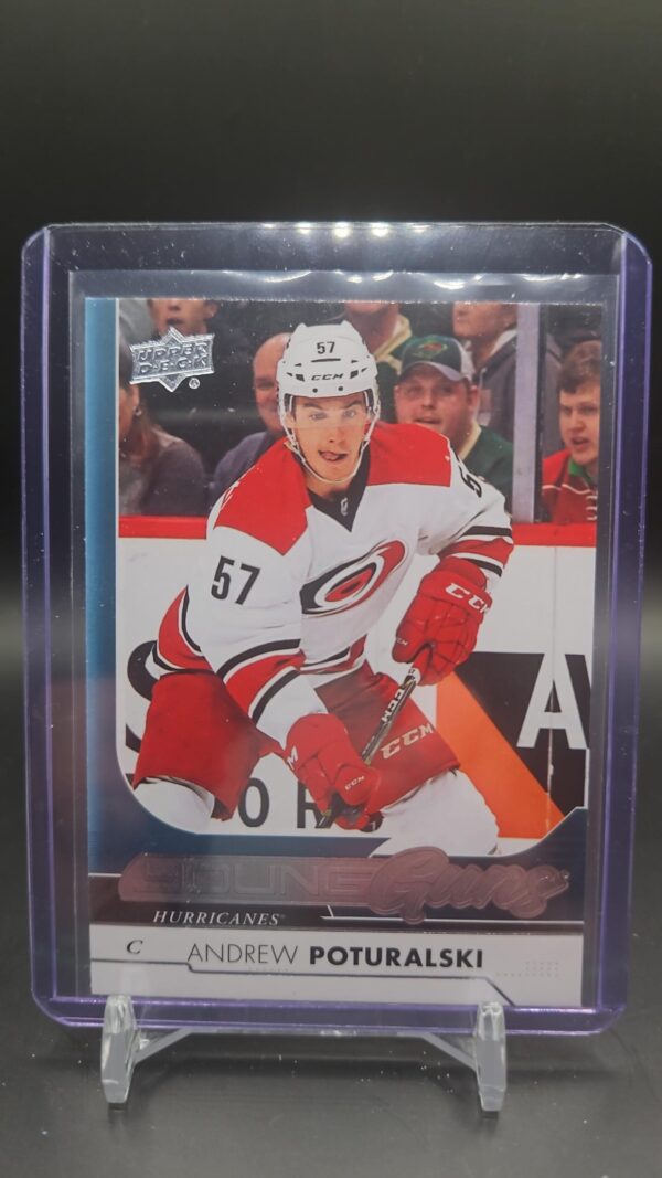 2017-18 Upper Deck Young Guns Andrew Poturalski #483 Rookie RC