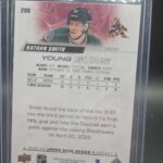 2022-23 Upper Deck Young Guns #206 Nathan Smith Arizona Coyotes Rookie RC - Image 2