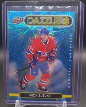 2021-22 Upper Deck Series 1 Dazzlers Blue #DZ-26 Nick Suzuki Montreal Canadiens
