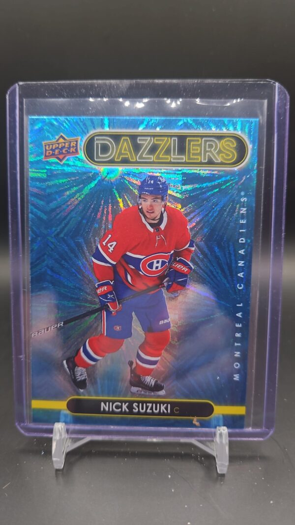2021-22 Upper Deck Series 1 Dazzlers Blue #DZ-26 Nick Suzuki Montreal Canadiens