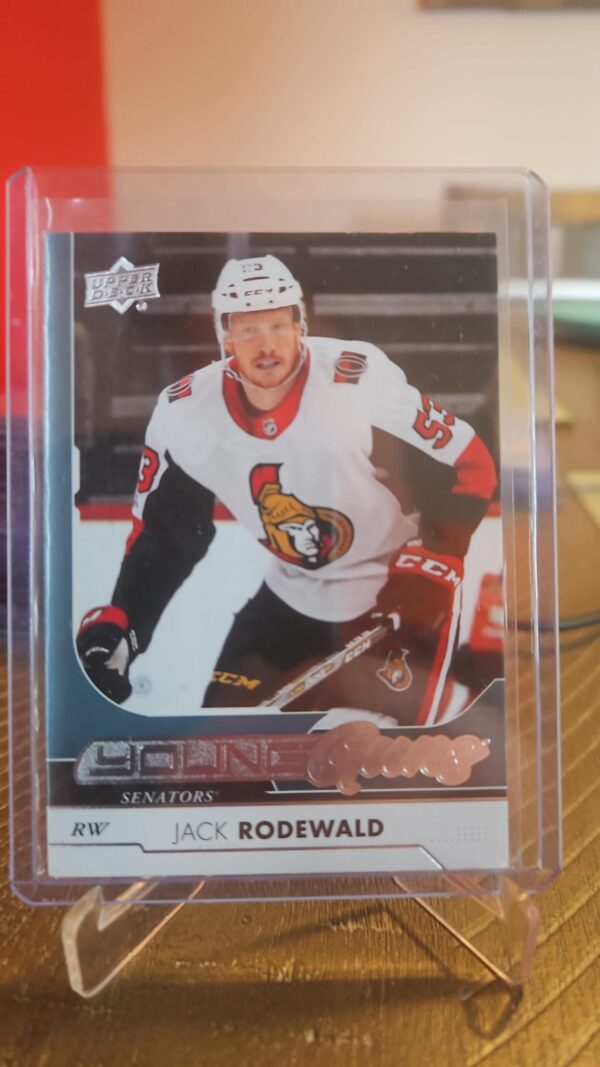 2017-18 UpperDeck - Series 2 - Young Guns Jack Rodewald #489
