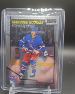 2020-21 O-Pee-Chee Platinum Marquee Rookies #156 Vitali Kravtsov NY Rangers