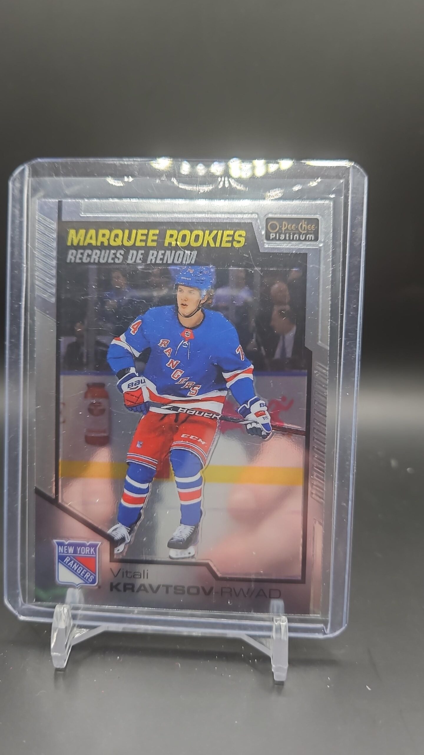 2020-21 O-Pee-Chee Platinum Marquee Rookies #156 Vitali Kravtsov NY Rangers
