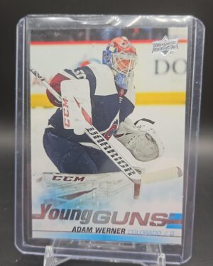 2019-20 Upper Deck Series Update Young Guns 522 Adam Werner Colorado Avalanche