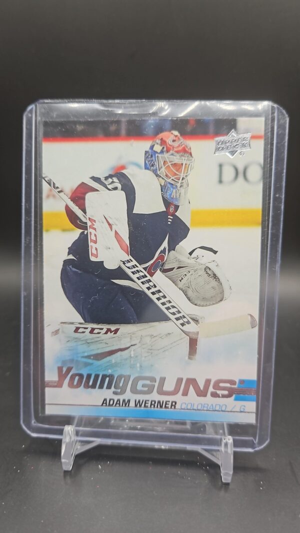 2019-20 Upper Deck Series Update Young Guns 522 Adam Werner Colorado Avalanche
