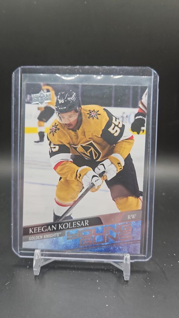 2020-21 Upper Deck Series 2 Young Guns Keegan Kolesar Rookie #477 Vegas Golden