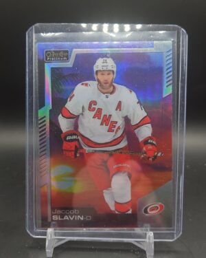 2020-21 O-Pee-Chee Platinum Sunset #51 Jacob Slavin Carolina Hurricanes