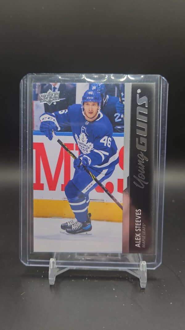 2021-22 Upper Deck Extended Young Guns 742 Alex Steeves Toronto Maple Leafs
