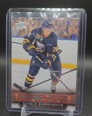 2013-14 Upper Deck Young Guns Zemgus Girgensons Buffalo #216