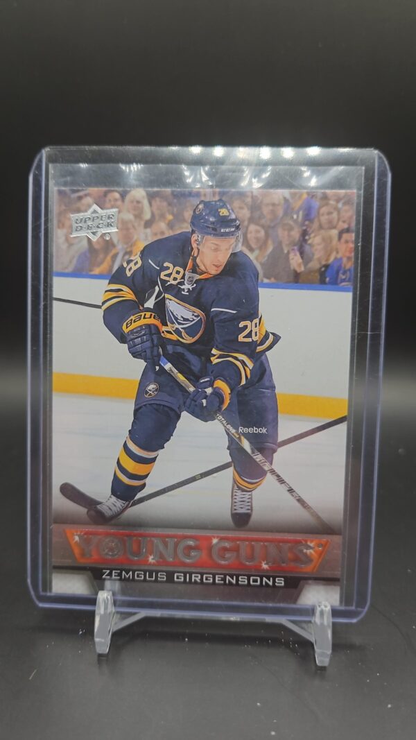 2013-14 Upper Deck Young Guns Zemgus Girgensons Buffalo #216
