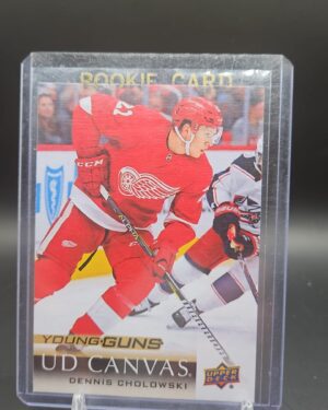 2018-19 Upper Deck Series 1 YG Young Guns Canvas C117 Dennis Cholowski Detroit