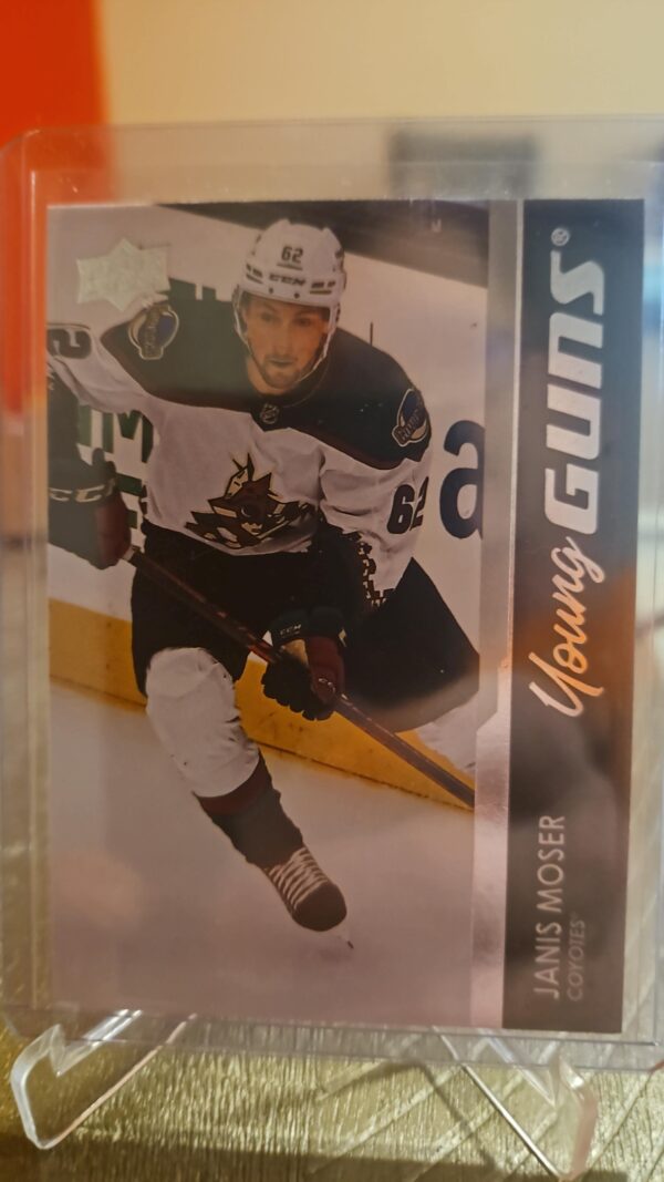 2021-22 Upper Deck UD Young Guns YG Janis Moser Rookie Card RC #712