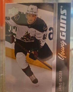 2021-22 Upper Deck UD Young Guns YG Janis Moser Rookie Card RC #712