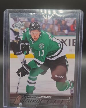 2015-16 Upper Deck Young Guns #244 Mattias Janmark Dallas Stars