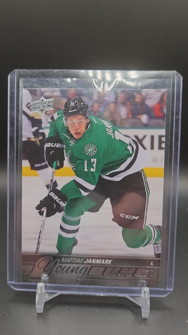 2015-16 Upper Deck Young Guns #244 Mattias Janmark Dallas Stars