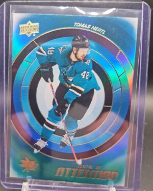 2022-23 Series 1 Centre of Attention Gold #CA-20 Tomas Hertl - San Jose Sharks