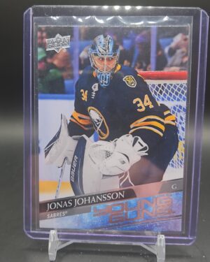 2020-21 Upper Deck Young Guns Jonas Johansson #228 Rookie RC