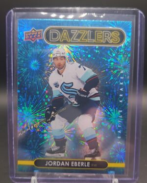 Jordan Eberle 2021-22 Upper Deck Series 2 Dazzlers Blue #DZ-89 Seattle Kraken