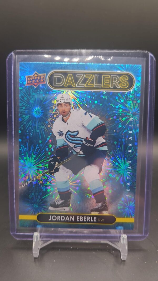 Jordan Eberle 2021-22 Upper Deck Series 2 Dazzlers Blue #DZ-89 Seattle Kraken
