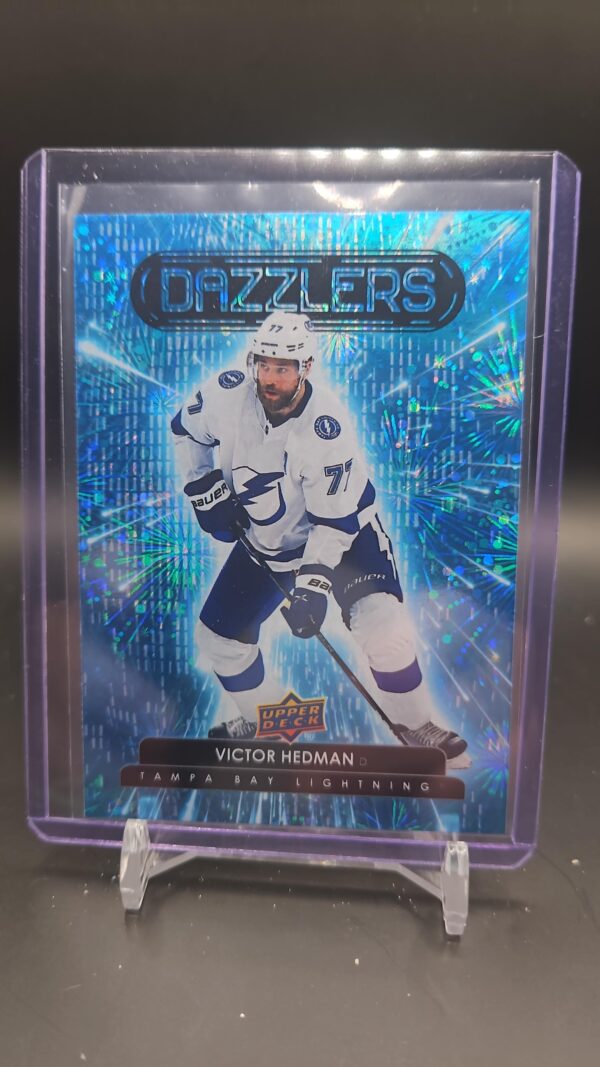 2022-23 Upper Deck Dazzlers BLUE DZ-16 Victor Hedman Tampa Bay Lightning