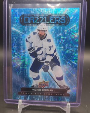 2022-23 Upper Deck Dazzlers BLUE DZ-16 Victor Hedman Tampa Bay Lightning