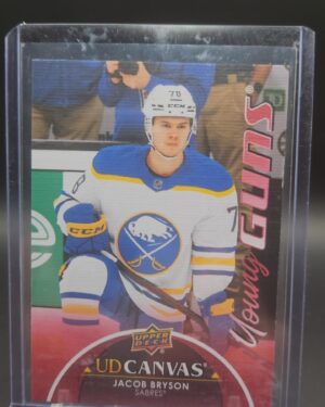 2021-22 Upper Deck Series 1 UD Canvas Young Guns Jacob Bryson #C101