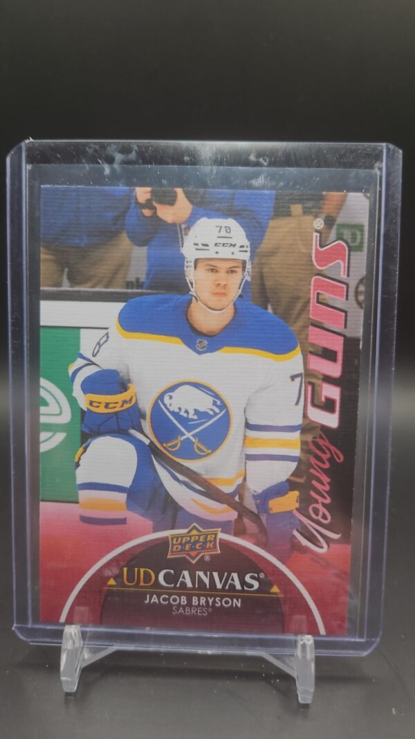 2021-22 Upper Deck Series 1 UD Canvas Young Guns Jacob Bryson #C101