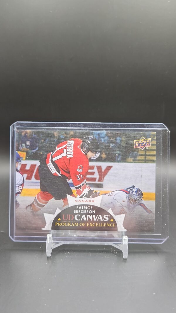 2021-22 Upper Deck PROGRAM OF EXCELLENCE Canvas #C266 Patrice Bergeron